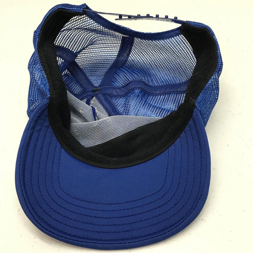 Crisco Racing Hat Cap Snap Back Blue Trucker Mesh Foam Front Advertising Mens - Picture 5 of 7